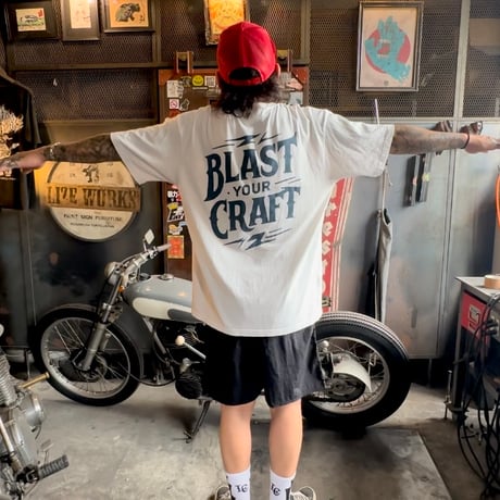 LxC B.Y.C Ｔshirt【WHITE/NAVY】