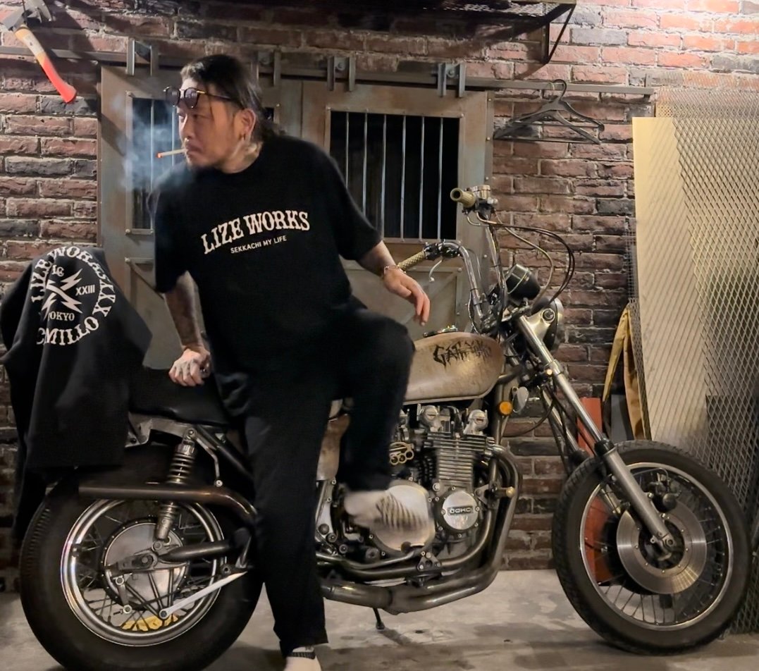 Y*e様 LIZEWORKS × CAMILLO パーカー Tシャツ ブラック LIZEWORKS × CAMILLO パーカー Tシャツ ブラック XLセット