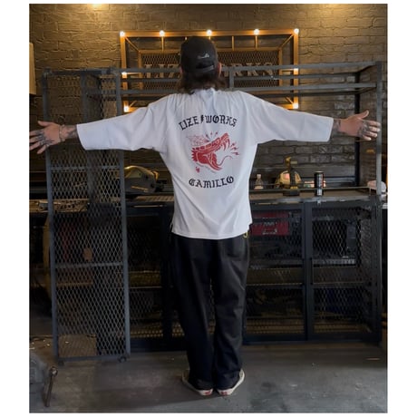 LxC SNAKE RAGLAN (WHITE)
