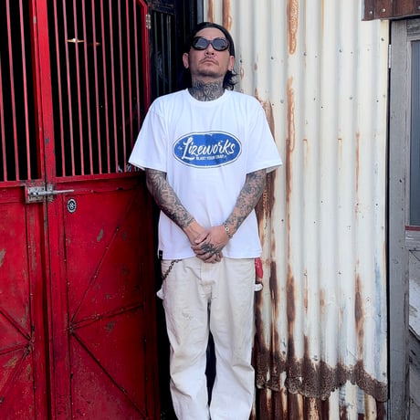 T-shirt B.Y.C (WHITE/BLUE)