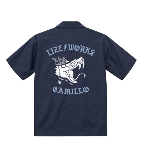 LxC SNAKE WORK SHIRT (NAVY)