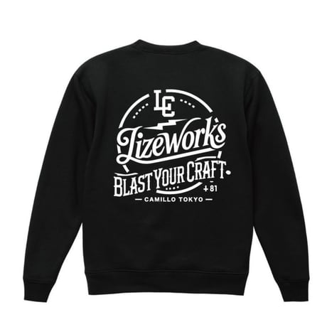 LxC CREWNECK SWEAT（BLACK）