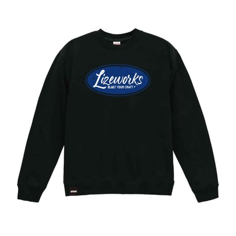 B.Y.C CREWNECK SWEAT(BLACK/BLUE)