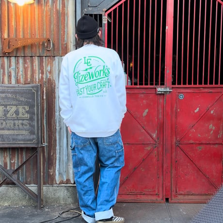 LxC CREWNECK SWEAT（WHITE）