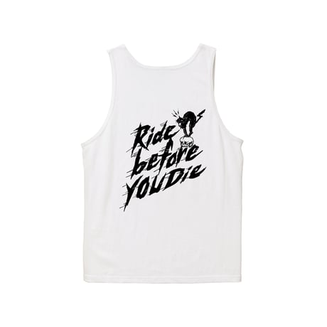 TANK TOP  R.B.Y.D  (WHITE）