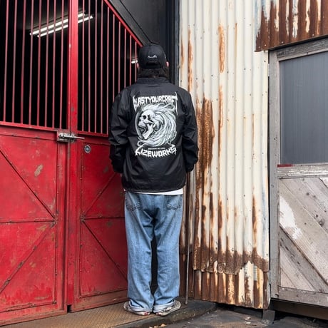 LxC B.Y.C SKULL COACH (BLACK)