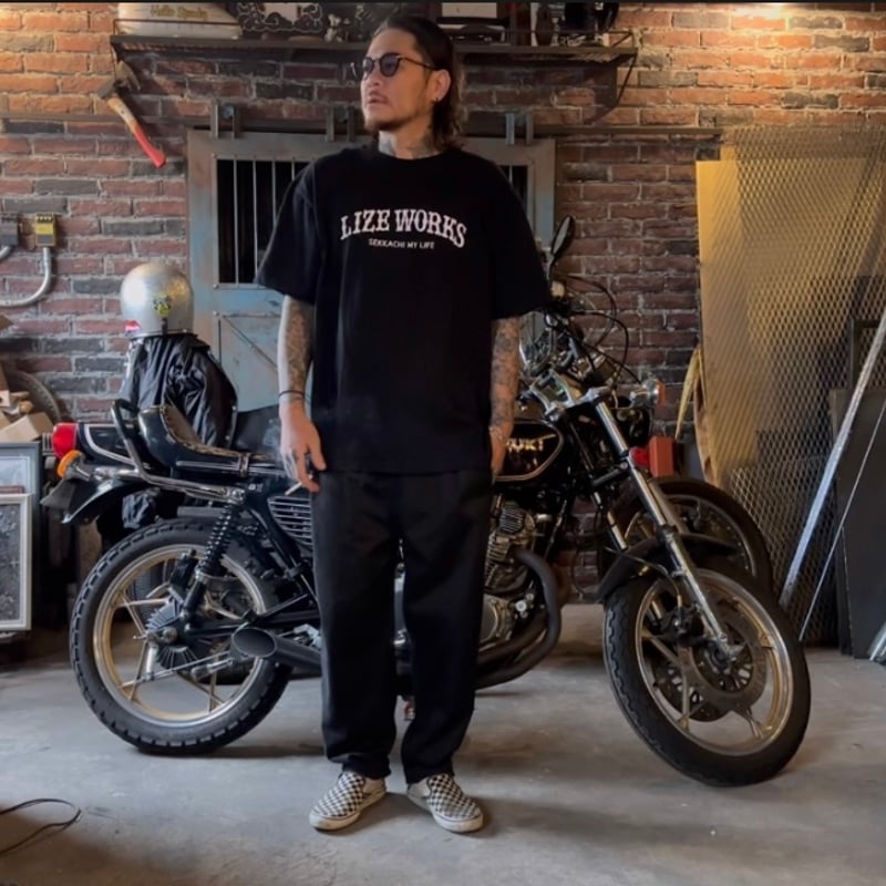 LIZEWORKS x CAMILLO collaboration Tshirt【BLACK】