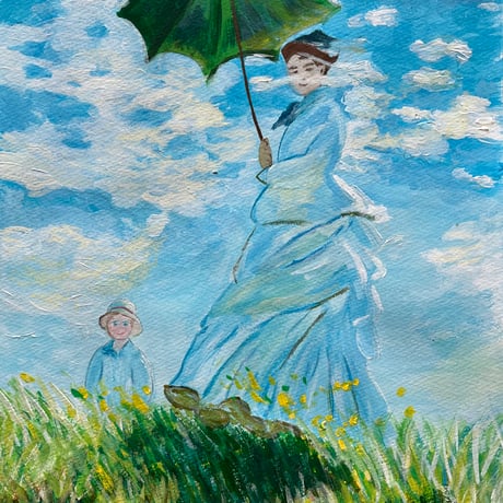 6月30日(日) 13:00-15:00 | クロード・モネ | 散歩、日傘をさす女性