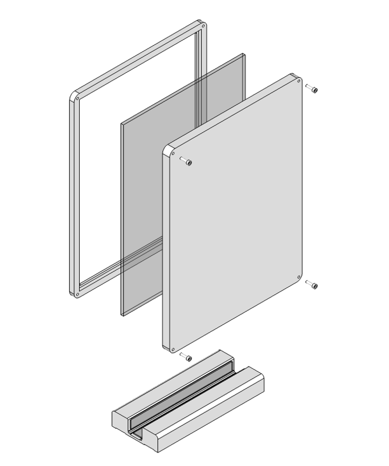 極シリーズ アルミディスプレイケース 鋁【yasuri】 | SENBI SUPPLY SHOP
