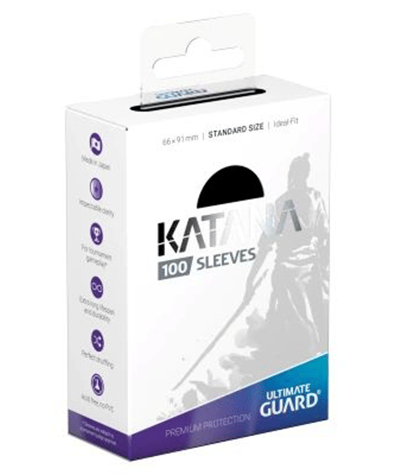 KATANAスリーブ　スタンダード　ブラック　８００枚以上 Ultimate Guard KATANAスリーブ スタンダードサイズ ブラック | SENB