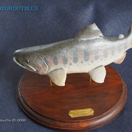ハンドメイド　39cmヤマメ　フィギュア　レプリカ　魚釣り　フィッシュカービング ハンドメイド 39cmヤマメ フィギュア レプリカ 魚釣り