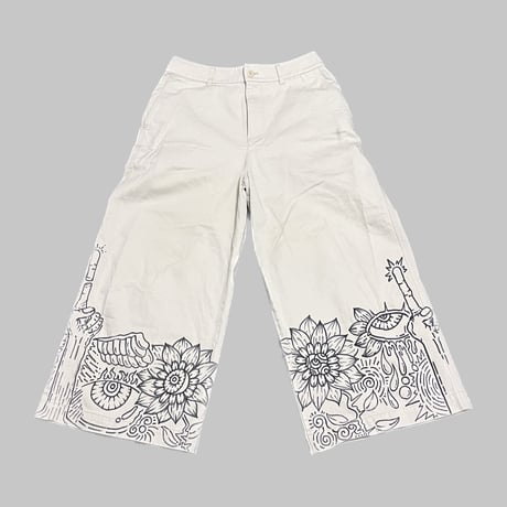 【ペイントデニム】ryushow art pants No.2