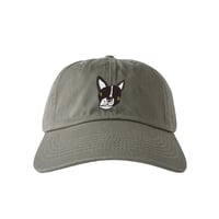 Boston terrier  /  CAP  -  オリーブ