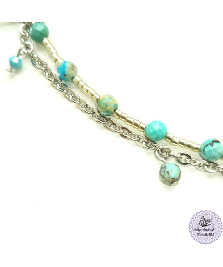 【Dear December Turquoise bracelet】親愛なるトルコ石の意志ブレスレット