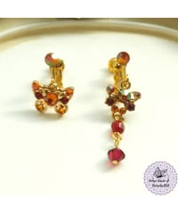 赫核の蝶の意志のイヤリング(ピアス)【Izi sa Magma Ignis medius Butterfly Will earrings】