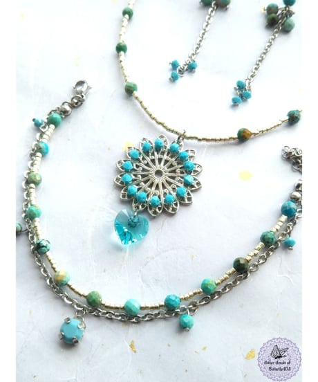 【Dear December Turquoise bracelet】親愛なるトルコ石の意志ブレスレット