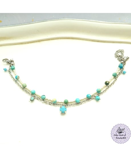 【Dear December Turquoise bracelet】親愛なるトルコ石の意志ブレスレット