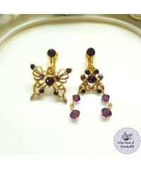 覇念の蝶の意志のイヤリング(ピアス)【Dimma Mind Mens Butterfly Will earrings】