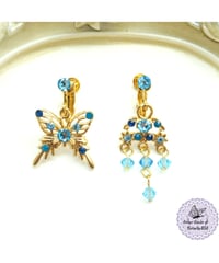 幻空の蝶の意志のイヤリング(ピアス)【An Sky Caelum Butterfly Will earrings】