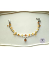 【受注生産】【Dear November Imperial Topaz bracelet】親愛なる黄玉の意志ブレスレット