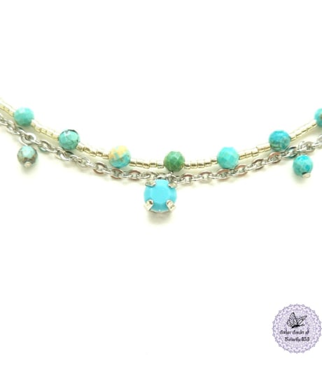 【Dear December Turquoise bracelet】親愛なるトルコ石の意志ブレスレット
