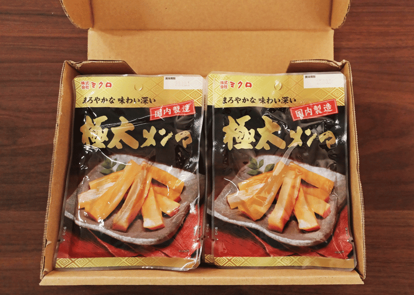 極太メンマ90g おまとめ買い（10袋入） | ミクロショップ
