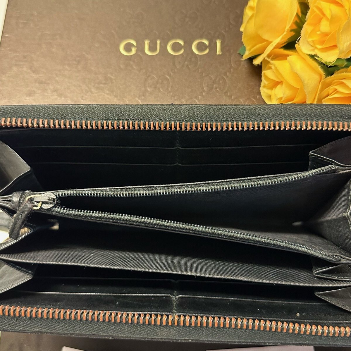グッチ GUCCI 財布 長財布 GGスプリーム ラウンドファスナー