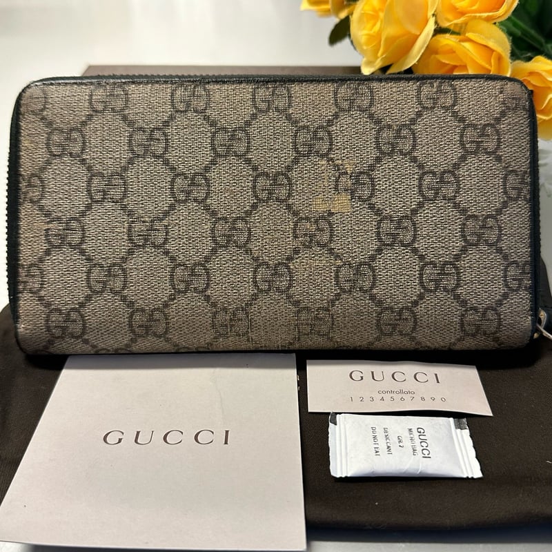 グッチ GUCCI 財布 長財布 GGスプリーム ラウンドファスナー グッチ GUCCI 財布 長財布 GGスプリーム ラウンドファスナー