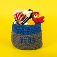 Crochet Toy Basket