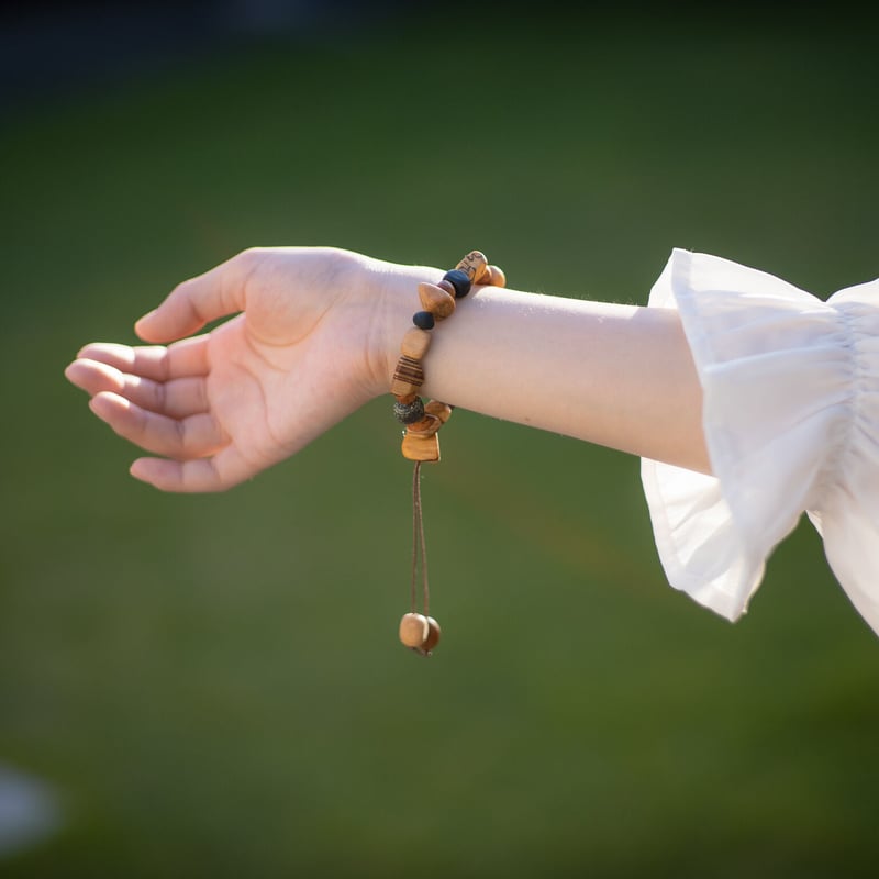 ウッドビーズブレスレット | POKE STORE