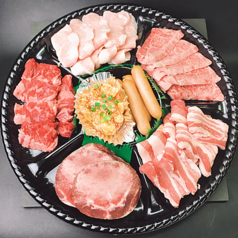 届く！焼肉セットSサイズ 約1㎏（3～4人前） | 【山形牛・米沢牛