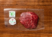 【ナチゅ村 千早本店】釧路生まれ、釧路育ちのオーガニックビーフ モモステーキ 120g