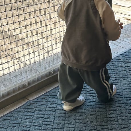 【即納】W line pants