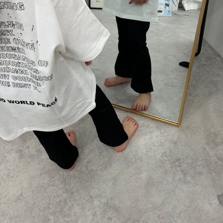 【即納】flare leggings pants