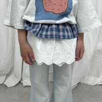 check lace wrap