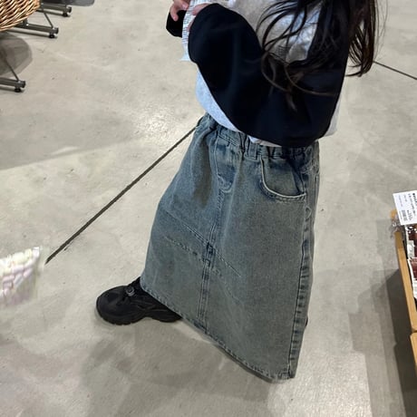 【即納】denim skirt(残り90sizeのみ)