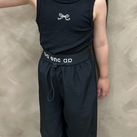 sporty black pants