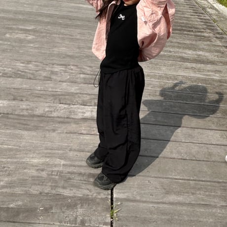 sporty black pants