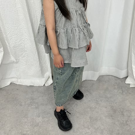 【即納】denim skirt(残り90sizeのみ)