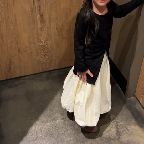 【即納】minimal rib cardigan(black)
