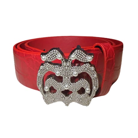 PEARL LOGO BELT (RED)