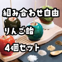 組み合わせ自由！りんご飴4個セット