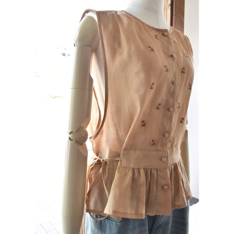 Porter des boutons(ポルテデブトン) 25S/S Boutonジレ | ju