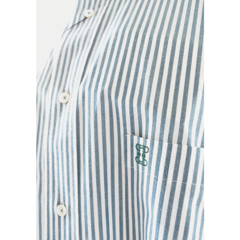 ティッカ TICCA コットン100%定番ゆったりバンドカラーシャツ