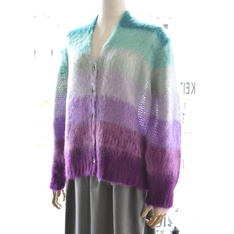 Gradation Knit Shirts グラデーションニット カーディガン SLY（スライ）の「GRADATION KNIT CD/グラデーションニット