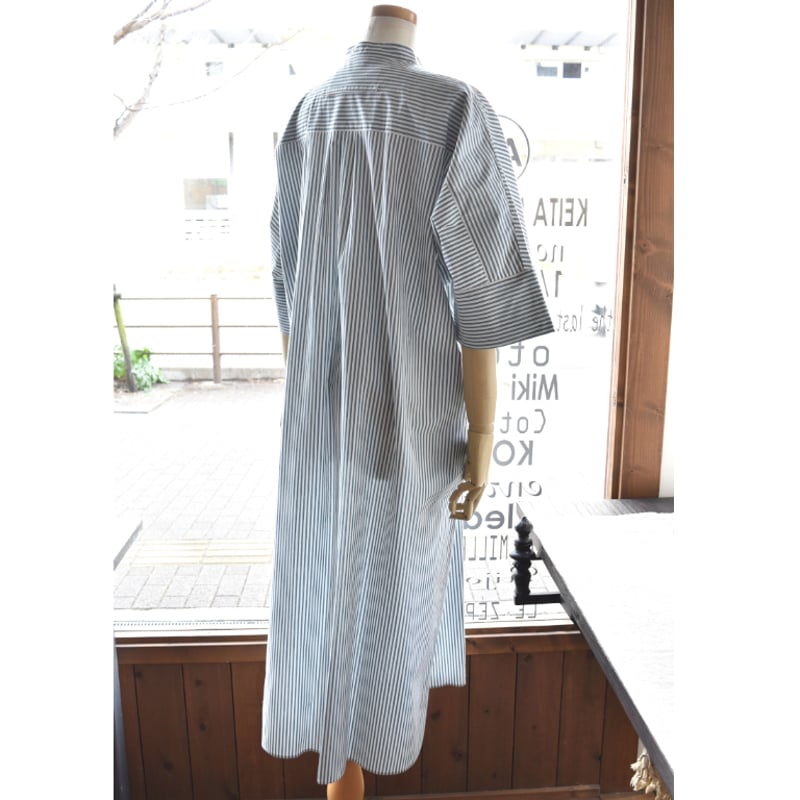 TICCA(ティッカ) 25S/S ハーブノーカラー半袖シャツワンピース
