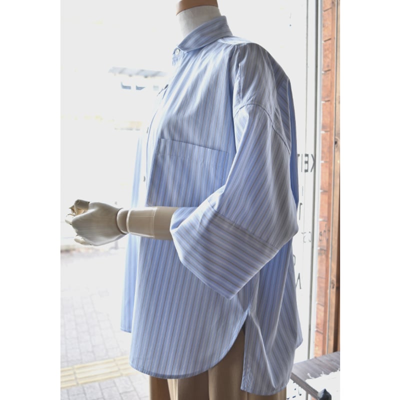 TICCA(ティッカ) 25S/S スクエア半袖ダブルカフスシャツ | junemie