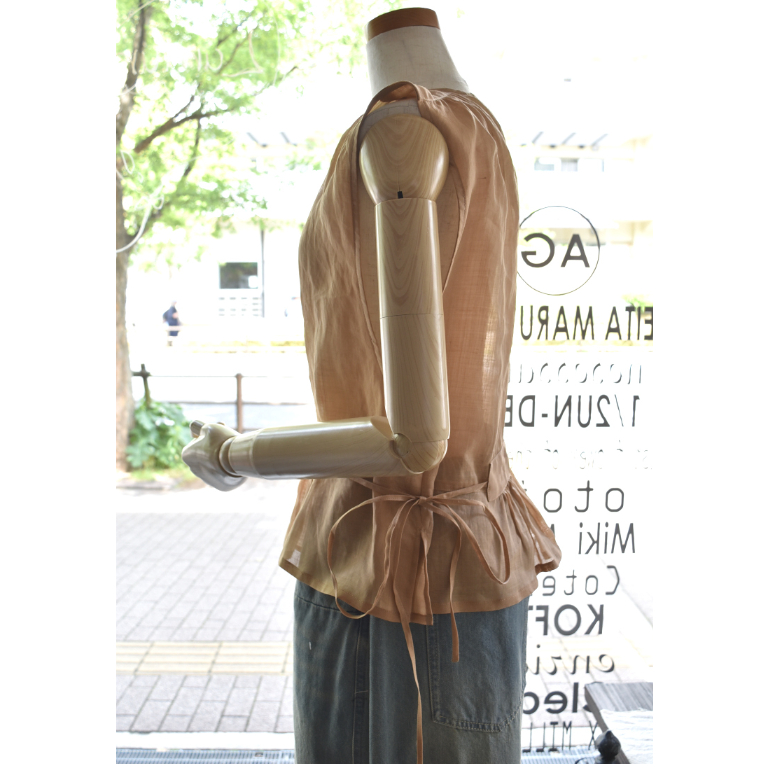 Porter des boutons キルティングリバーシブルショートジレ Porter des boutons(ポルテデブトン) 25S/S Boutonジレ | ju