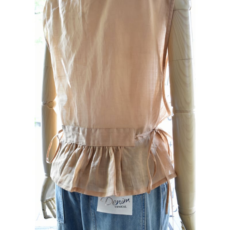 Porter des boutons(ポルテデブトン) 25S/S Boutonジレ | ju Porter des boutons(ポルテデブトン) 25S/S Boutonジレ | ju