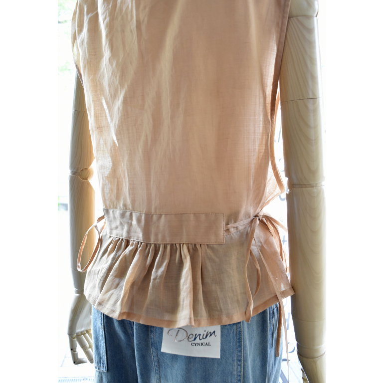 Porter des boutons(ポルテデブトン) 25S/S Boutonジレ | ju